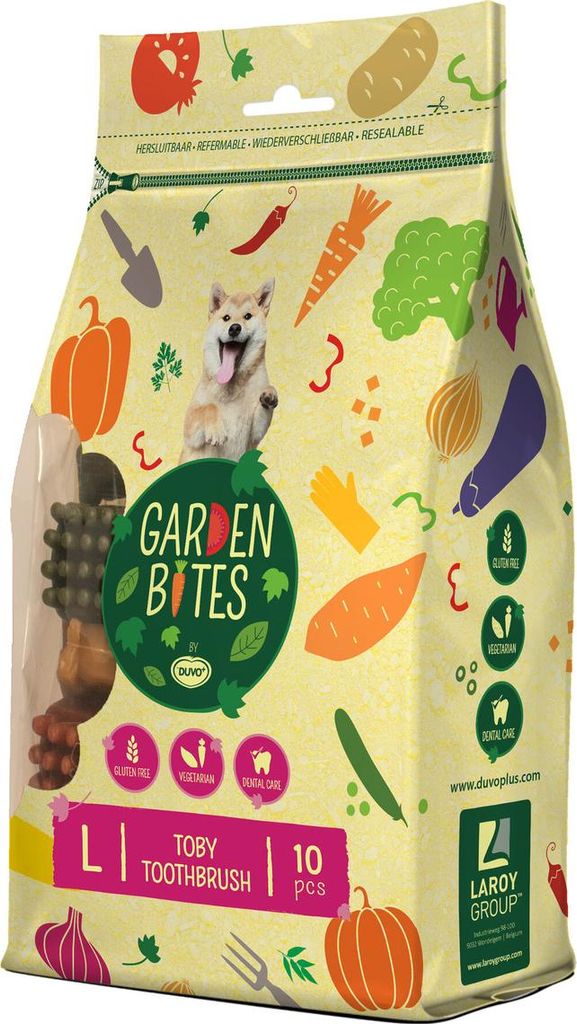 Duvo+ Garden Bites Toby Toothbrush, Größe: L