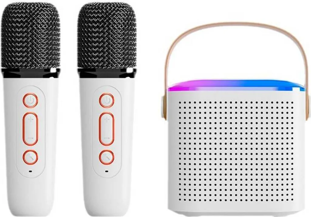 OFFERTA Eko Taylor Mini Karaoke Bianco Bluetooth 5.3 - Prezzo Shock
