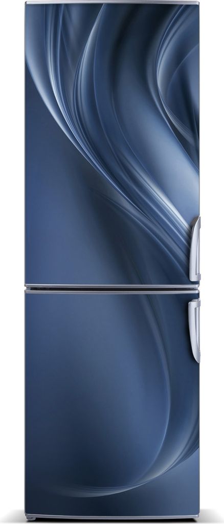 Tulup Kühlschrankdekoration - Magnetmatte - 70 cm x 190 cm - Magnet auf dem Kühlschrank - Abstrakte Welle