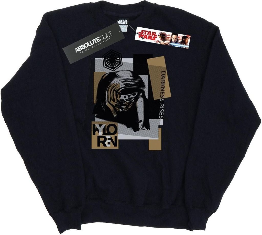 Star Wars - "The Last Jedi" Sweatshirt für Herren BI46209 (M) (Schwarz)