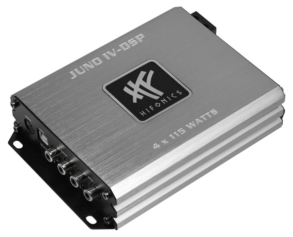Amplificateur Hifonics JUNO4DSP à 4 canaux avec DSP à 6 Image du produit 