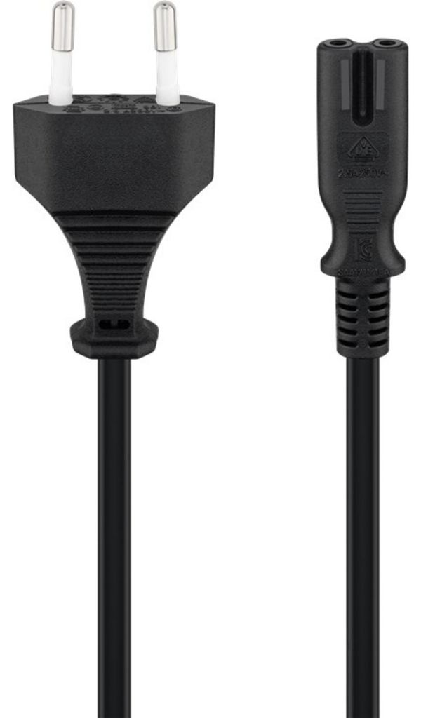 goobay Anschlusskabel Eurostecker schwarz 1,8 m Obrázok produktu 