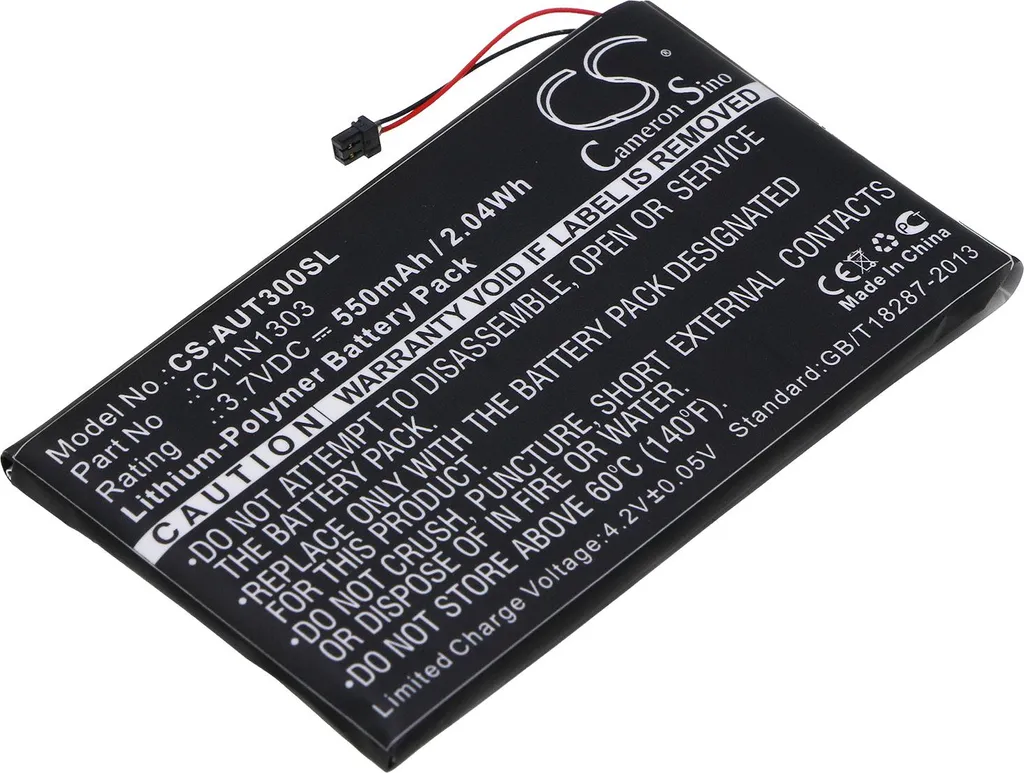 Batteria Techtek per Tastiera Asus Transformer Book T300L T300LA 0B200-