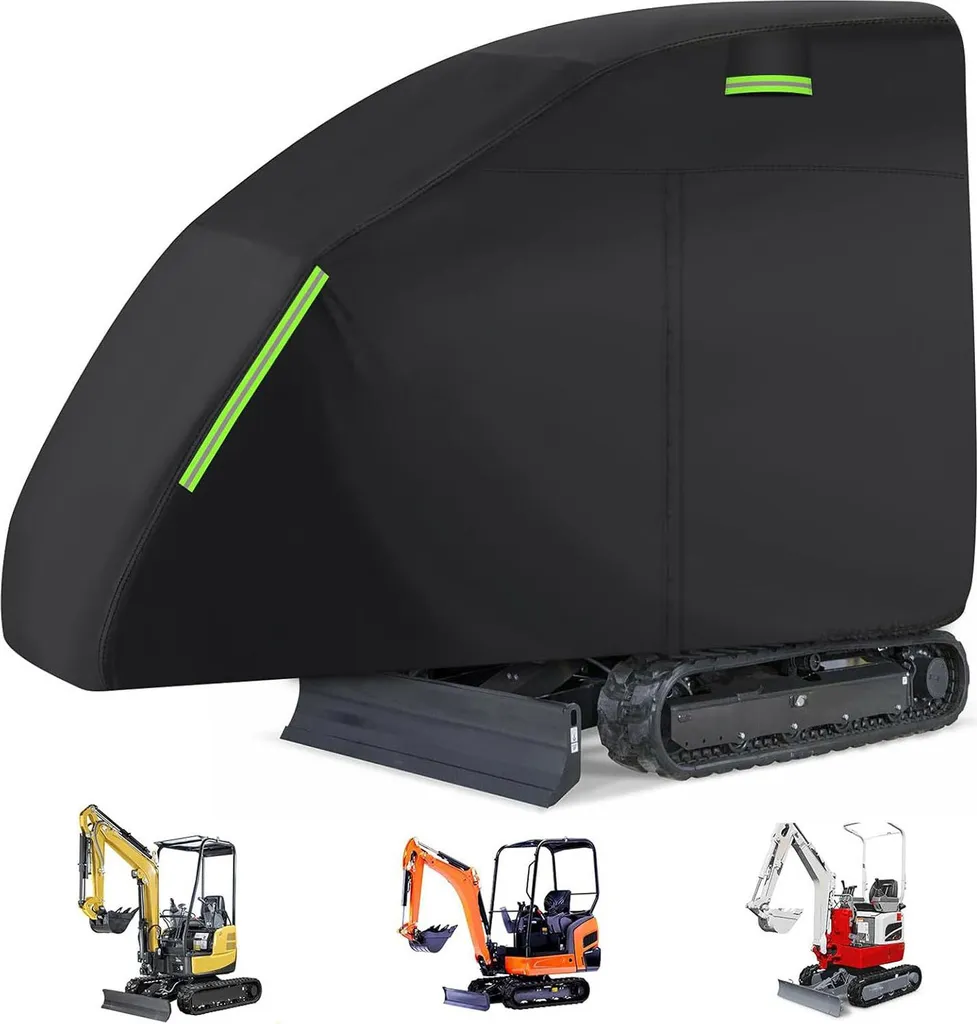 Bâche imperméable pour mini-pelle de 800 à 1600 kg adaptable Bobcat E20 - 9