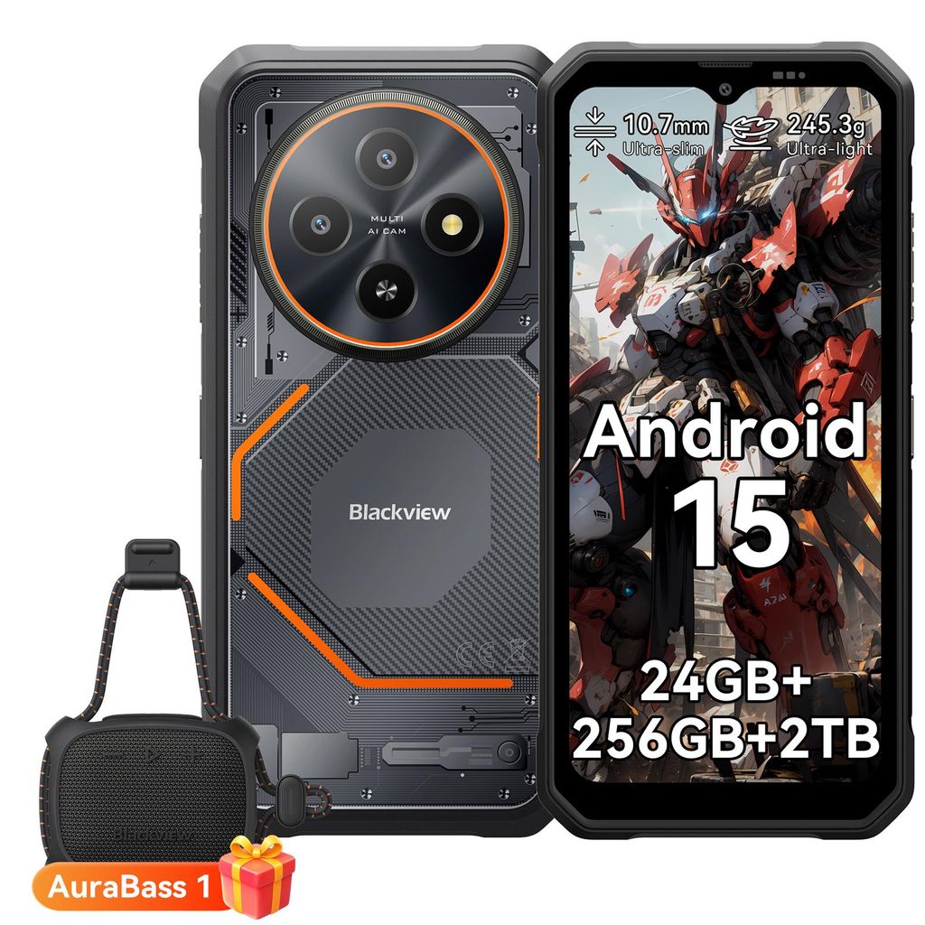 Blackview FORT 2 Robustes Smartphone - 6,56 Zoll HD+, 5000 Produktbild 
