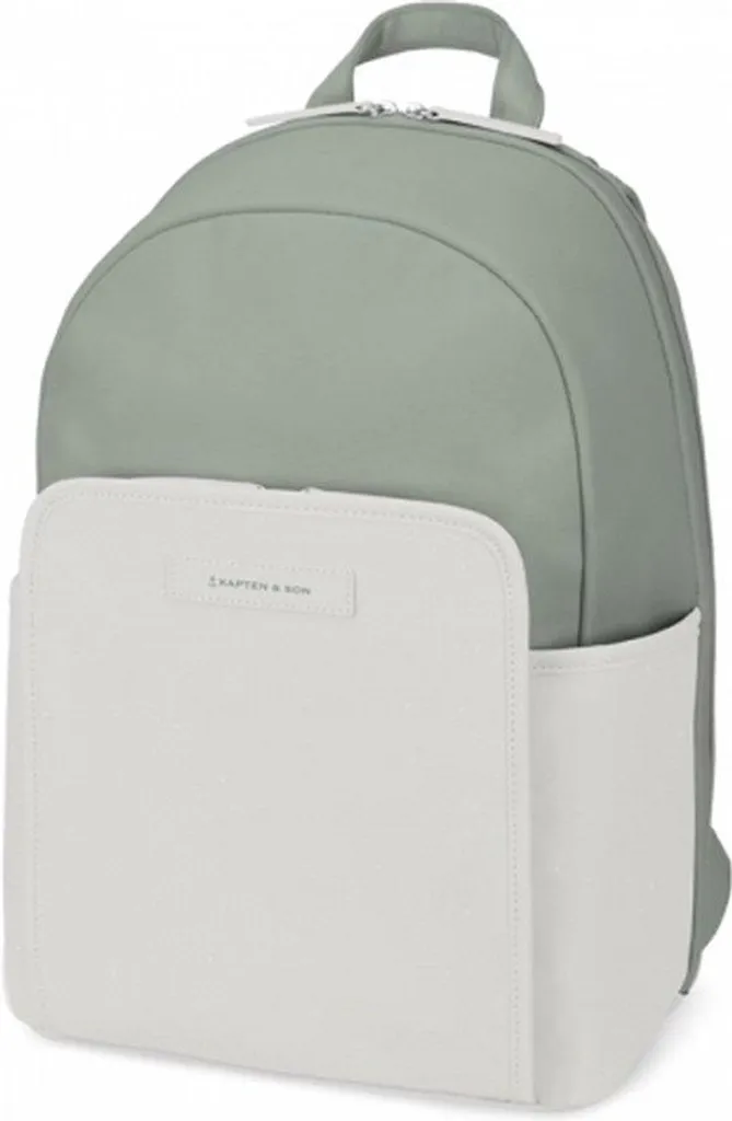Sac à dos de ville Kapten & Son Aalborg Muted Sage pour Ordinateur 14"