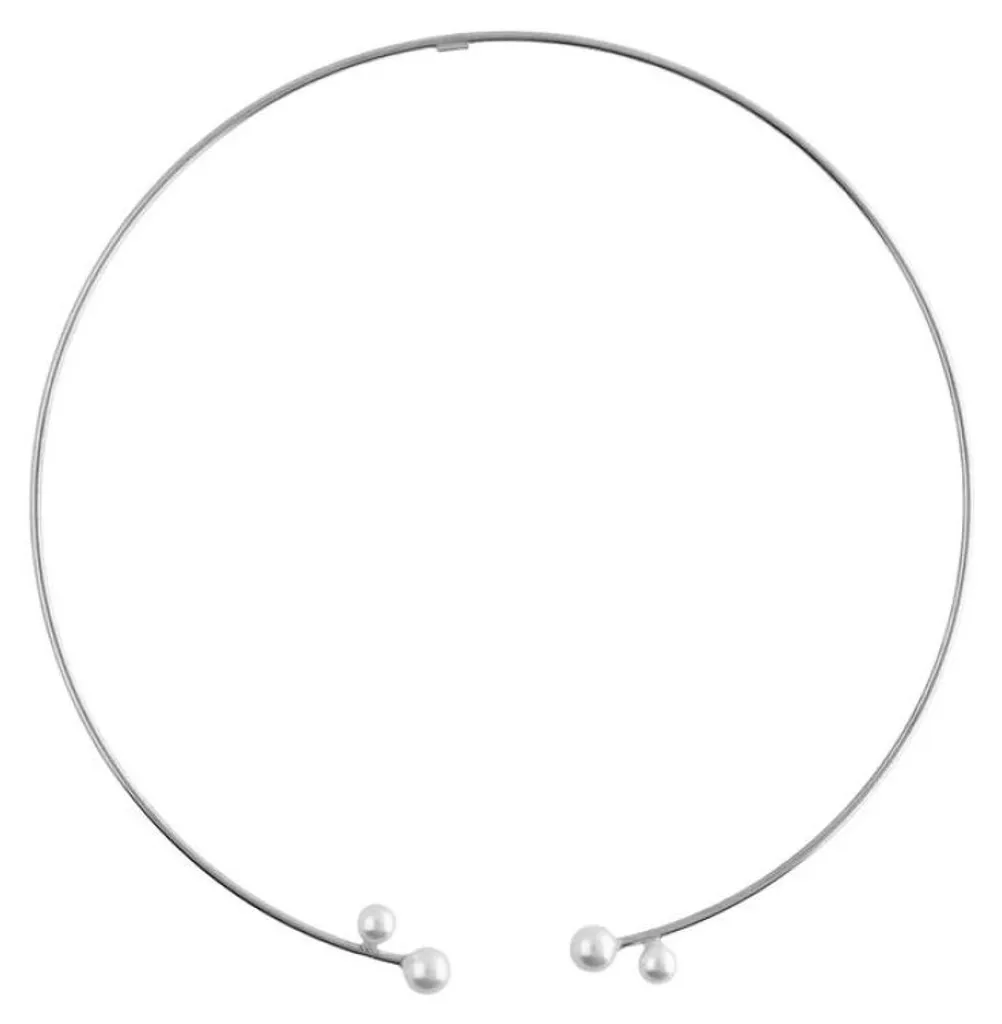 Collier Argent 925 et Perles Sera A5557-00HG - Finition Haute Qualité