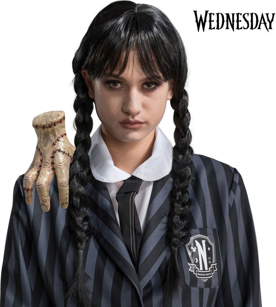 Wednesday Gruselhand Latex - Realistische Halloween Deko & Cosplay