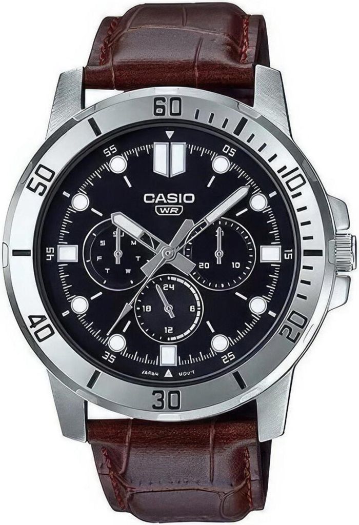 Casio Mtp-Vd300L-1E Herrenuhr + Box - Armbanduhr – Quarz
