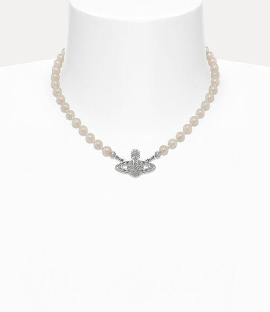 Vivienne Westwood Mini Bas Relief Pearl Choker Produktbild 
