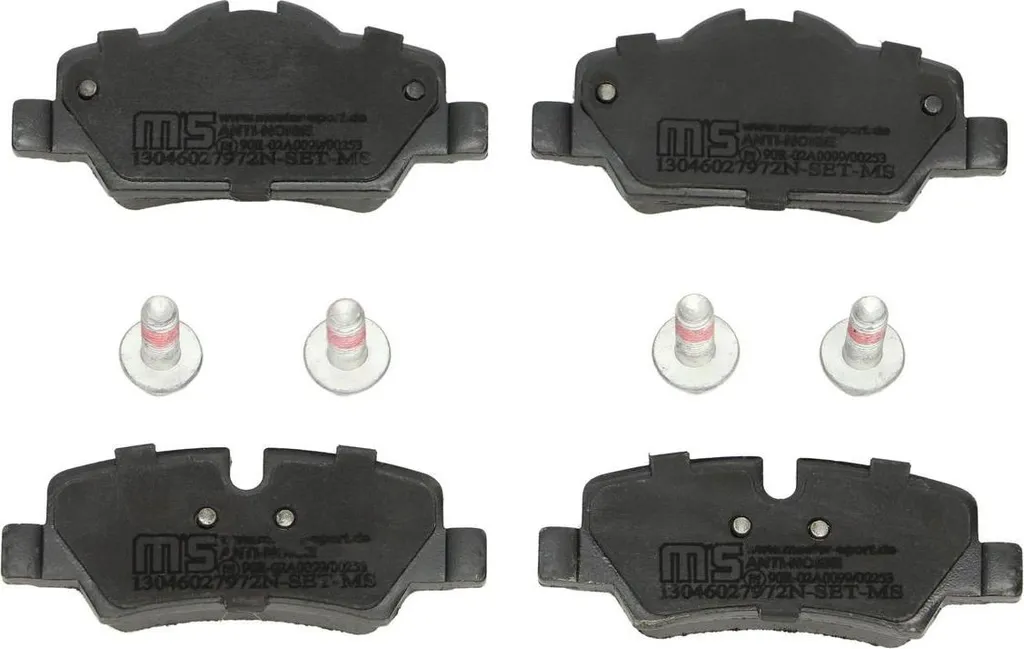 Stop bruits de freinage : Plaquettes arrière MINI F56 13046027972N MS