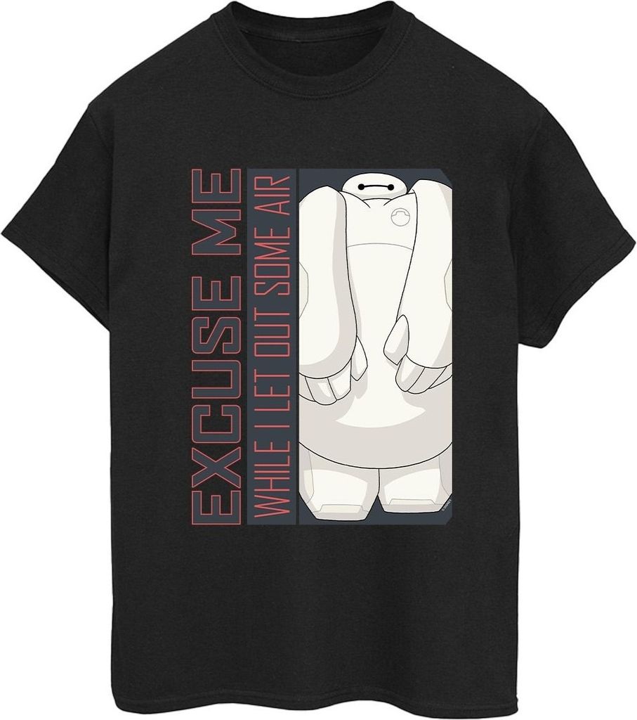 Disney - "Big Hero 6 Excuse Me Some Air" T-Shirt für Damen BI15690 (XL) (Schwarz)