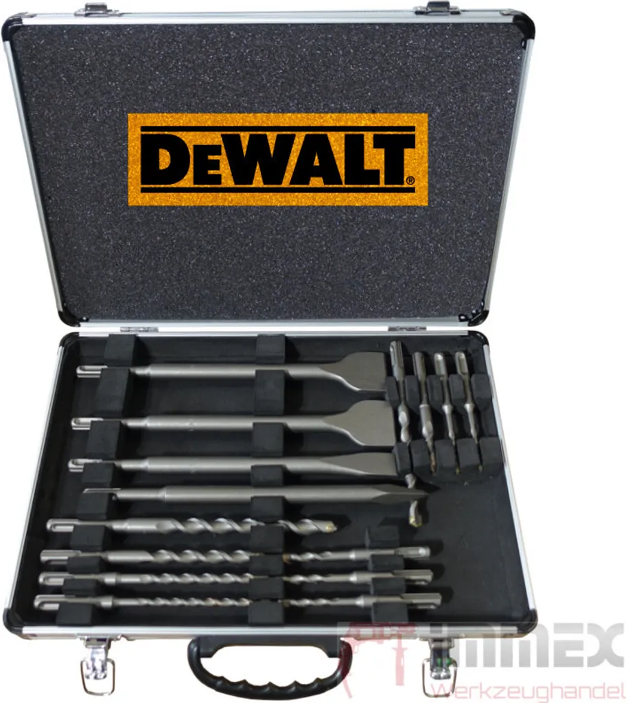Set DeWalt SDS-plus 15 burins et forets haute performance longue durée