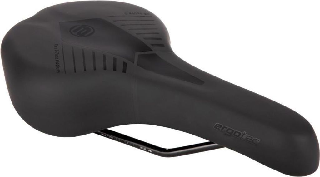 Ergotec Sattel Active S medium 275x158mm - Ergonomischer Fahrradsattel für Tr...