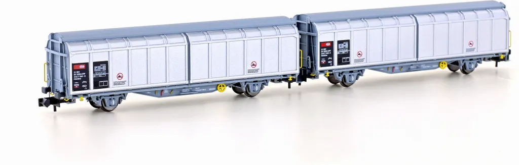 Wagons N Hobbytrain H24660 pour Composition de Fret Suisse SBB CFF