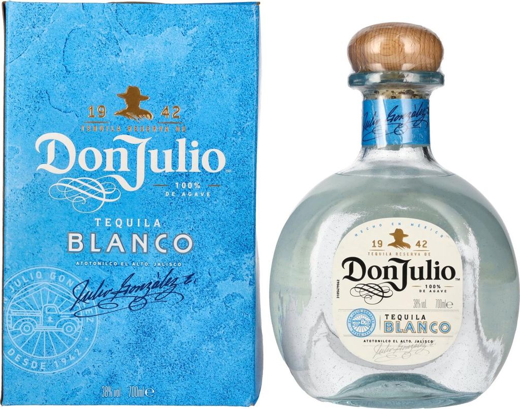 Don Julio Tequila Blanco 100% Agave 38% Vol. 0,7l in Produktbild 