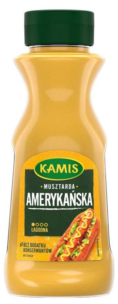 Kamis Musztarda Amerykańska 290 g Zdjęcie produktu 
