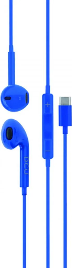 Cuffia Auricolare DCU Tecnologic 34151012 Blu: Audio Stereo e Microfono
