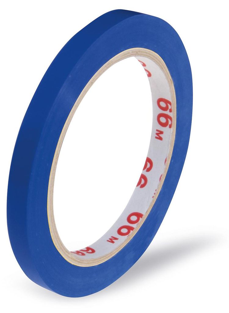 1x Klebeband Markierungsband Beutelverschluss PVC 9mm x 66m Produktbild 