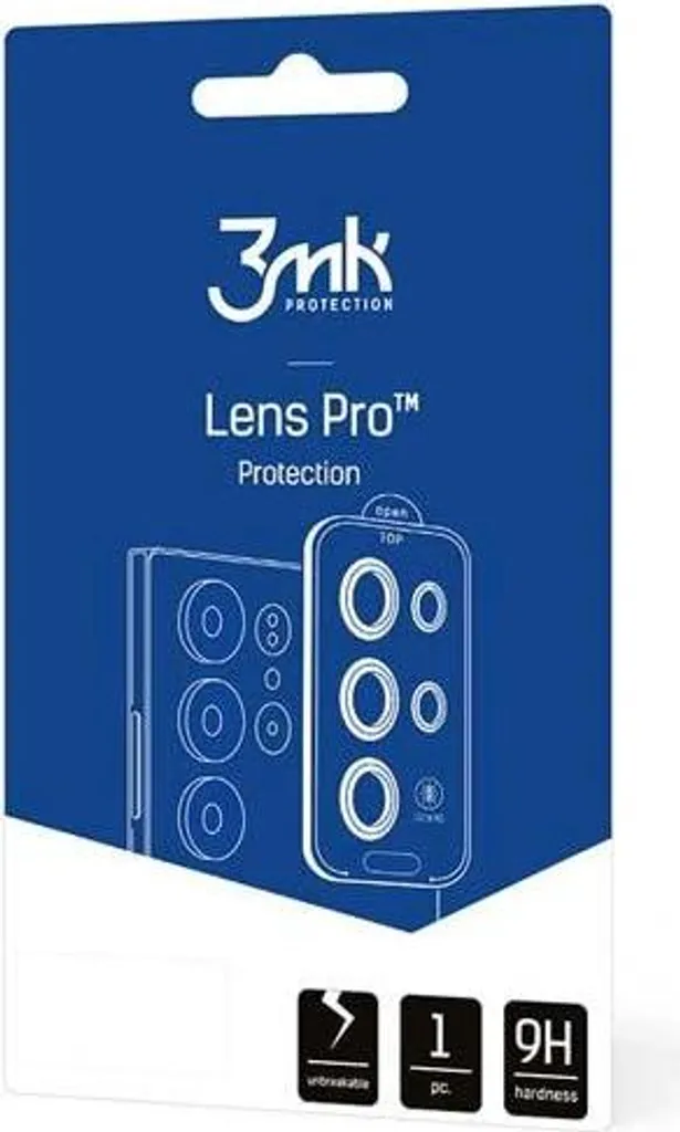 Ultimi Pezzi: Protezione Lente 3Mk Pro Orange iPhone 17 Pro / Max