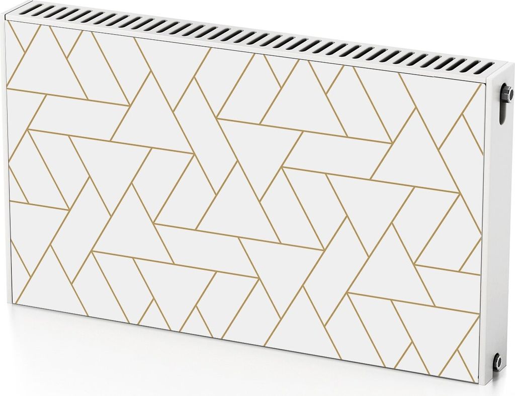 Geometrische Form – Magnetische Heizkörperabdeckung – 100x60 cm – Magnet Heizkörperabdeckung – 3D Würfel – Heizkörperverkleidung – ...