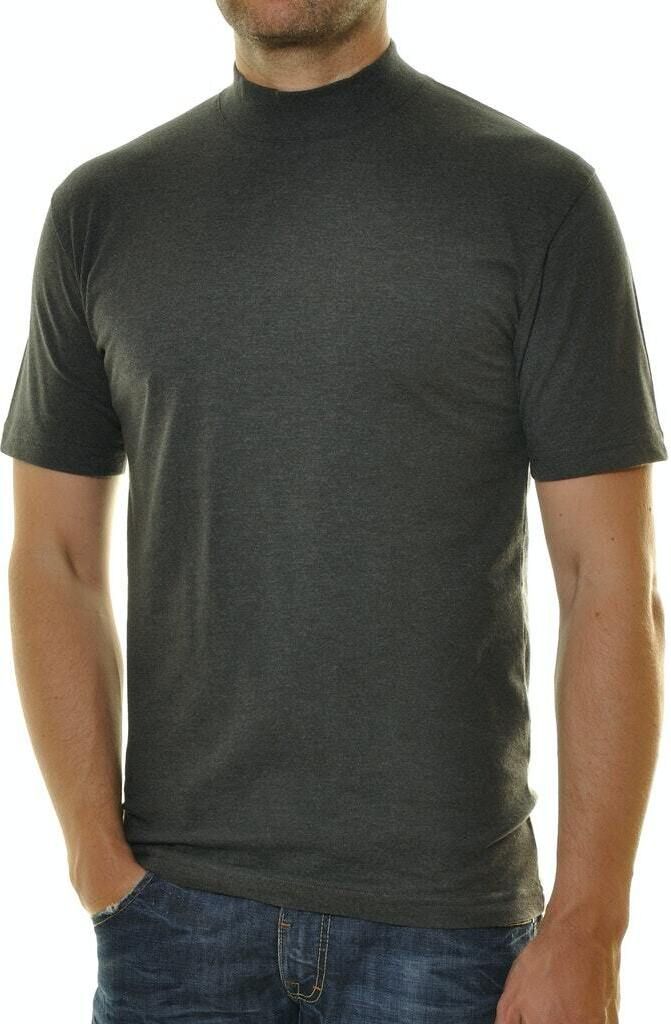 Ragman T-Shirt kurzarm mit Stehkragen