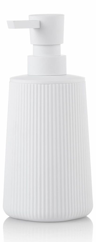 Moderne Seifenspender, Seifenspender fürs Badezimmer, Spülmittelspender für die Küche, weiße Pumpspender für Seife im Badezimmer und auf der ...