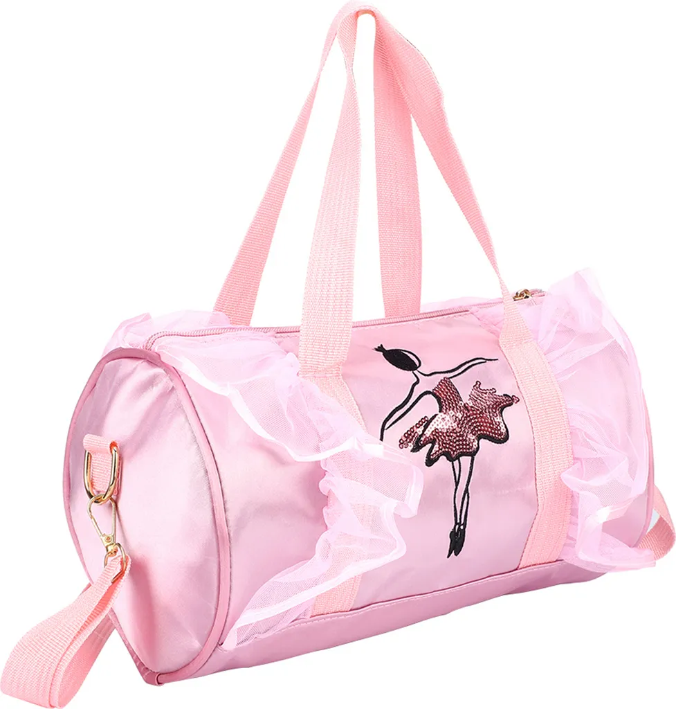 Borsa Danza Bambina Rosa: Borsone Balletto con Scomparto Scarpe Separato