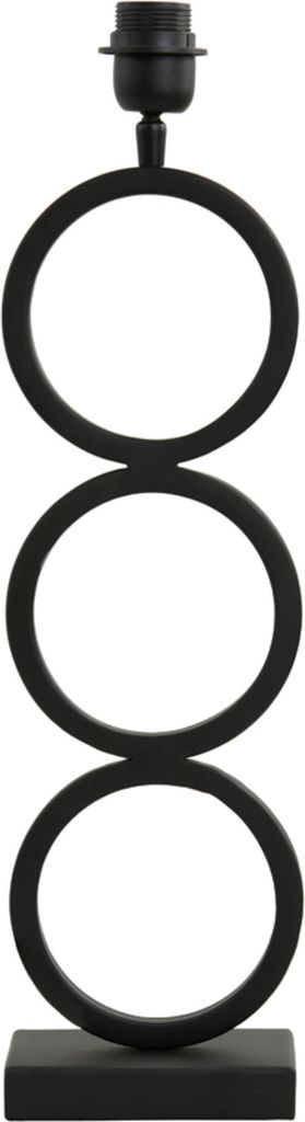 Light & Living - tischlampe - Stelios - schwarz - metall - einzelne leuchte - E27 - 8305412