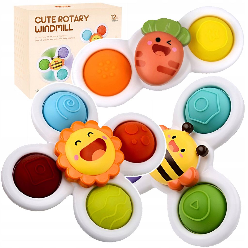 Spinner Dla Niemowląt Miękkie Zabawka Sensoryczna Spinner Z Zdjęcie produktu 