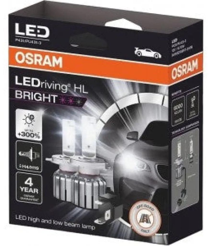 OSRAM H7/H18 LEDRIVING HL 6000K 19,0 W 12 V Hängende Produktbild 