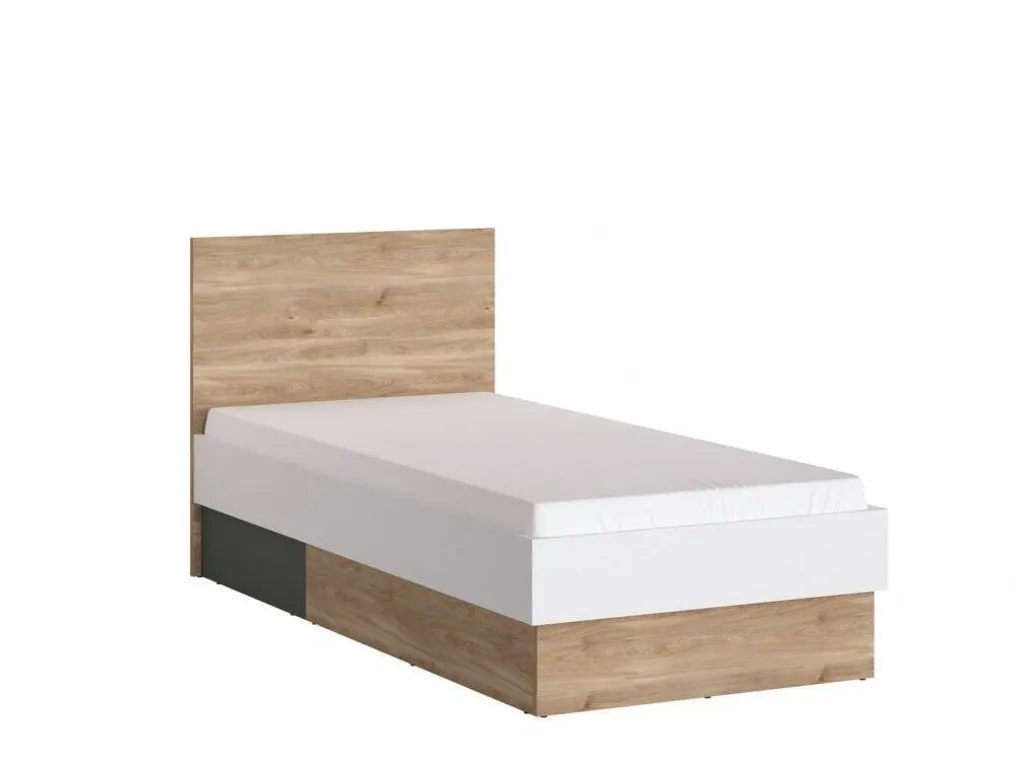 Lit enfant 90x200 cm avec tiroir gain de place pour chambre d'ado