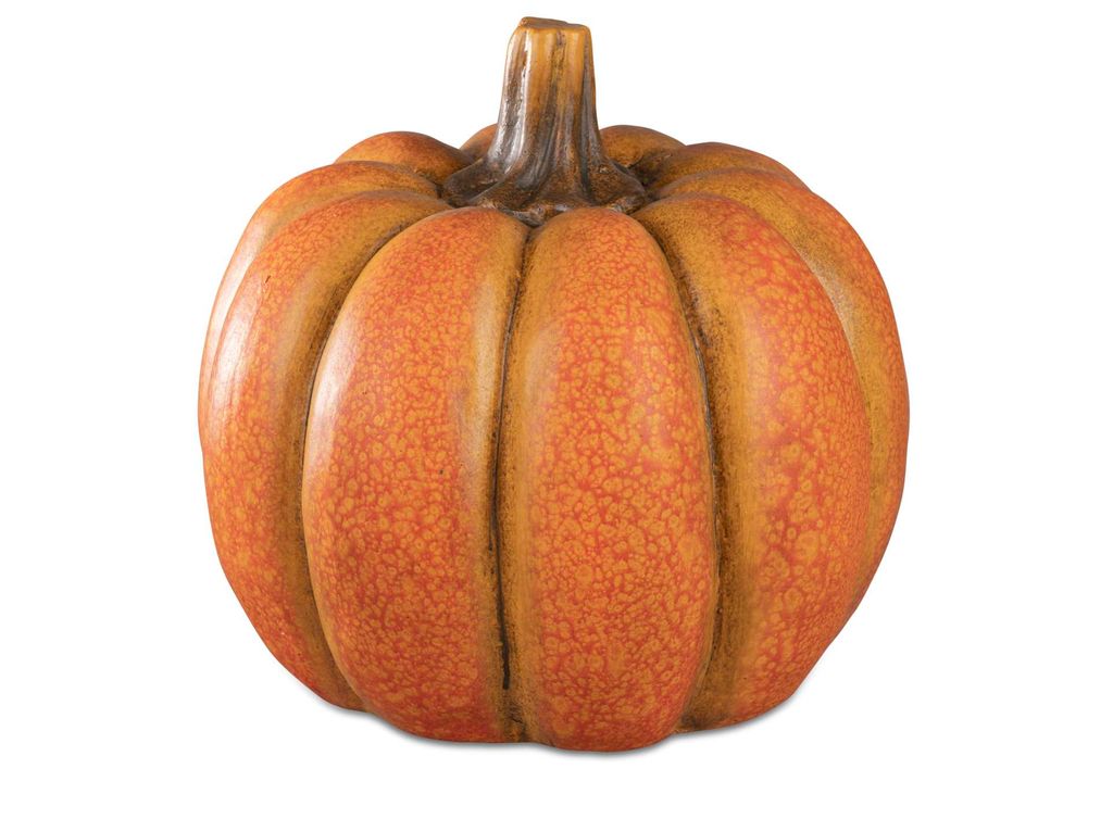 Formano Kürbis 30 cm orange handbemalt Dekoration Herbst Produktbild 