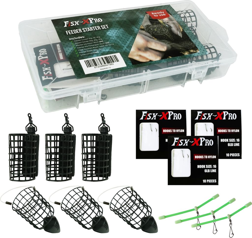 Fish-Xpro Feeder Starter Set – Futterkörbe – Halter – Produktbild 
