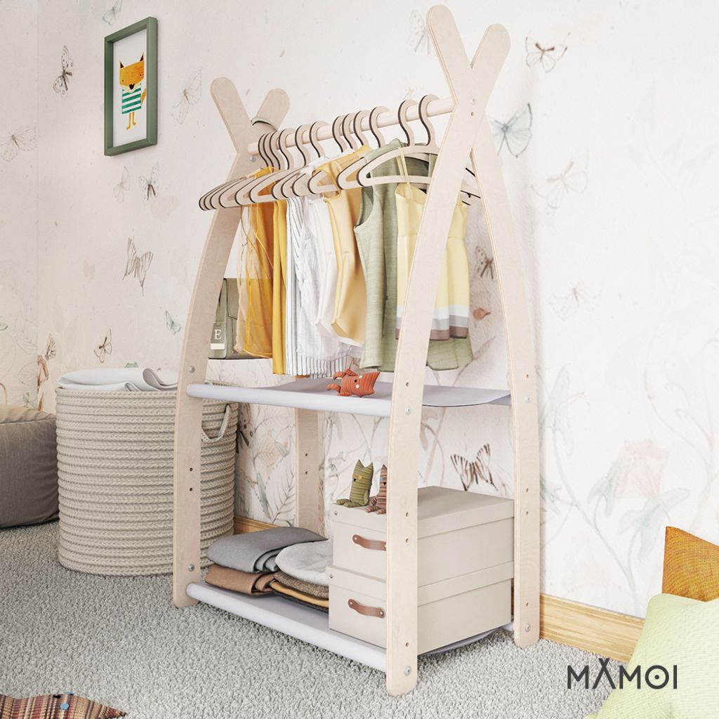 MAMOI® Dětský věšák na oblečení | dětský věšák na oblečení Obrázek produktu 