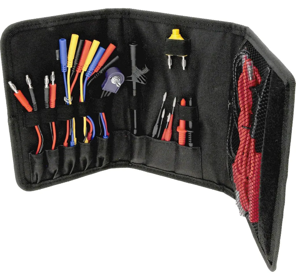 Évitez les faux contacts avec ce jeu de câbles de mesure KS-Tools 25 pcs