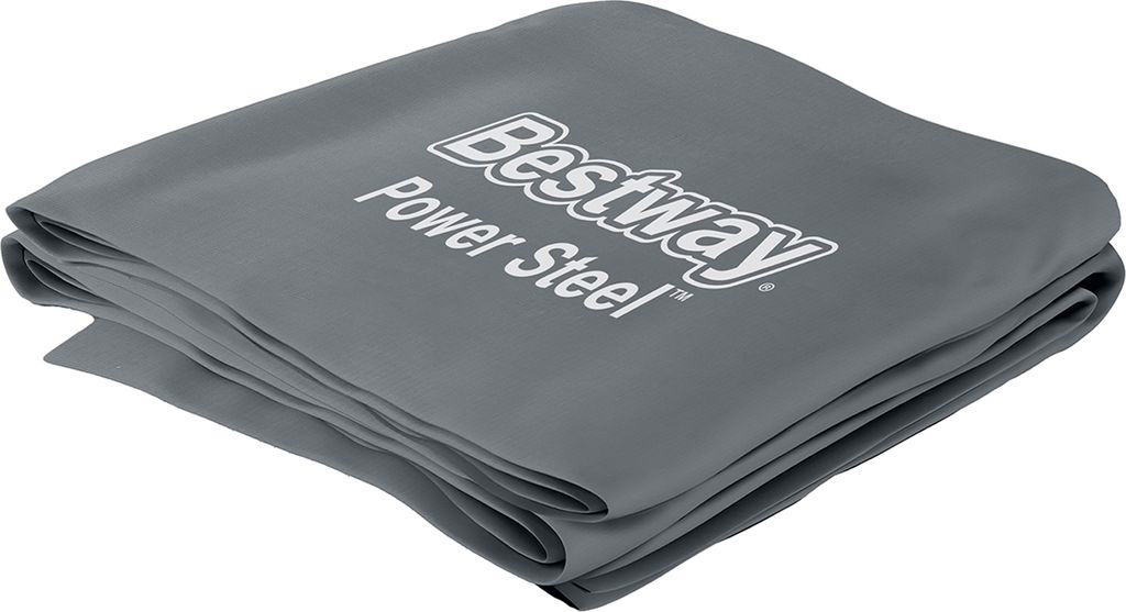 Bestway Ersatzteil Poolfolie (lichtgrau) für Power Steel Pool 488 x 305 x 107 cm, oval
