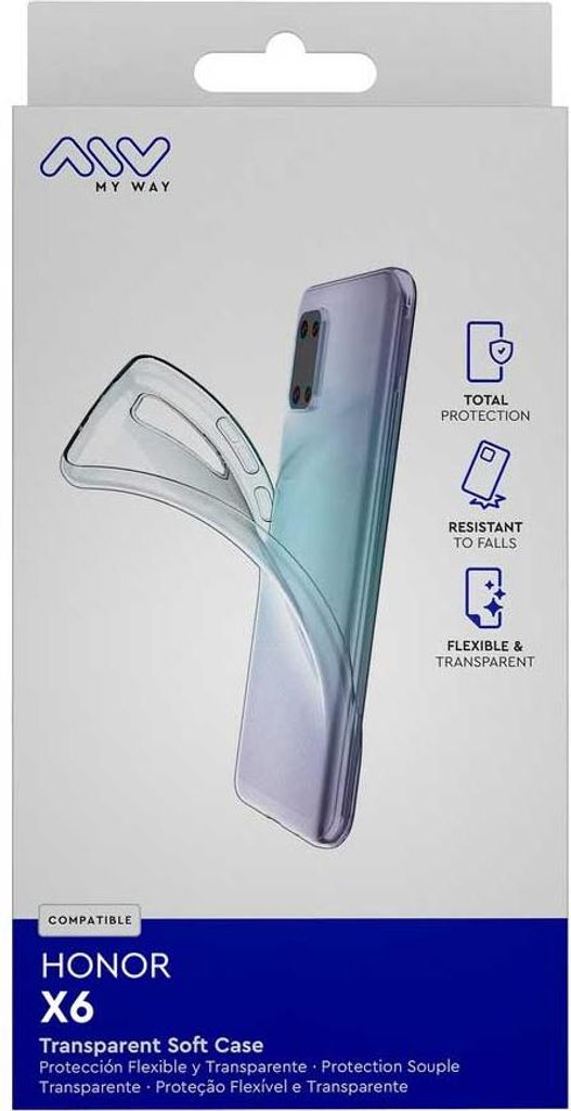 Myway case compatible with honour x6 transparent