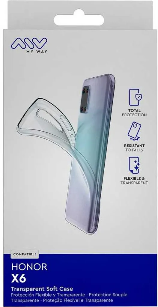 Cover Honor X6 Myway Trasparente: Protezione Slim in TPU Flessibile