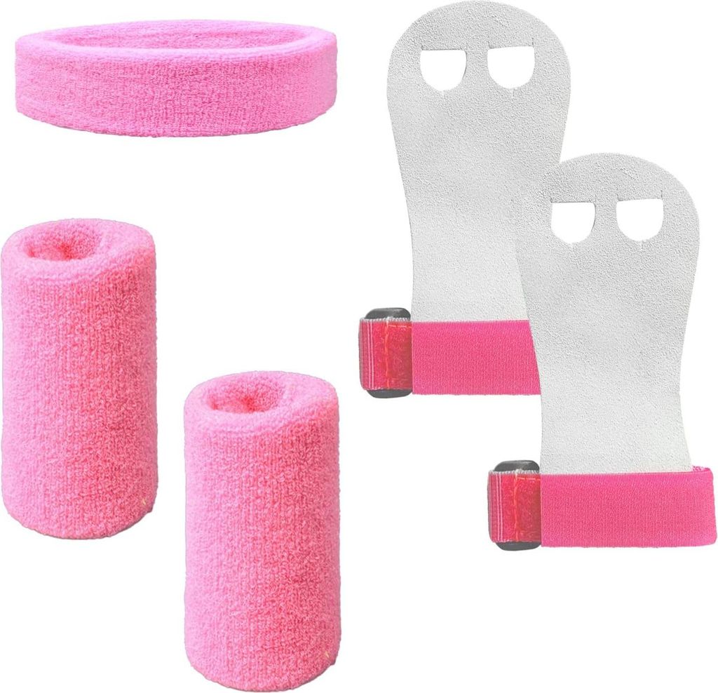 Sport Grip Handgelenkbandagen und Stirnband für Kinder - Gymnastik- und Fitnesszubehör