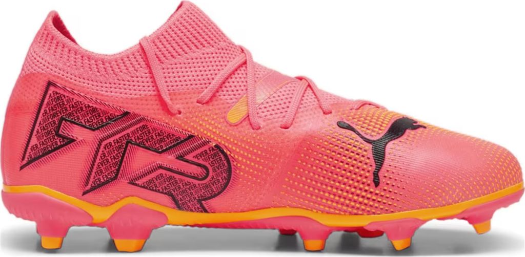 PUMA FUTURE 7 MATCH FG/AG Jr SUNSET GLOW-PUMA BLACK-SUN STR Produktbild 