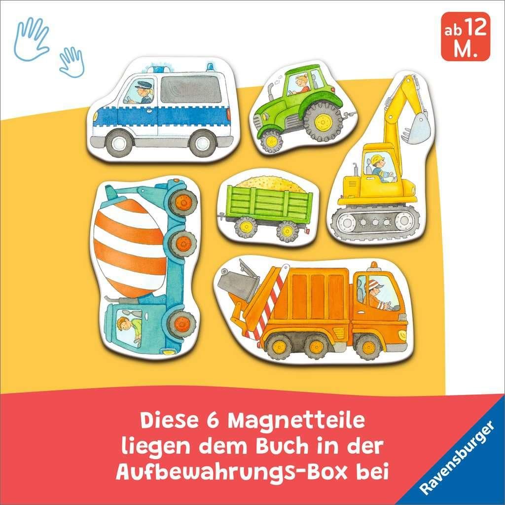Mein erstes Magnetbuch - Was fährt wo? Fahrzeuge Image du produit 