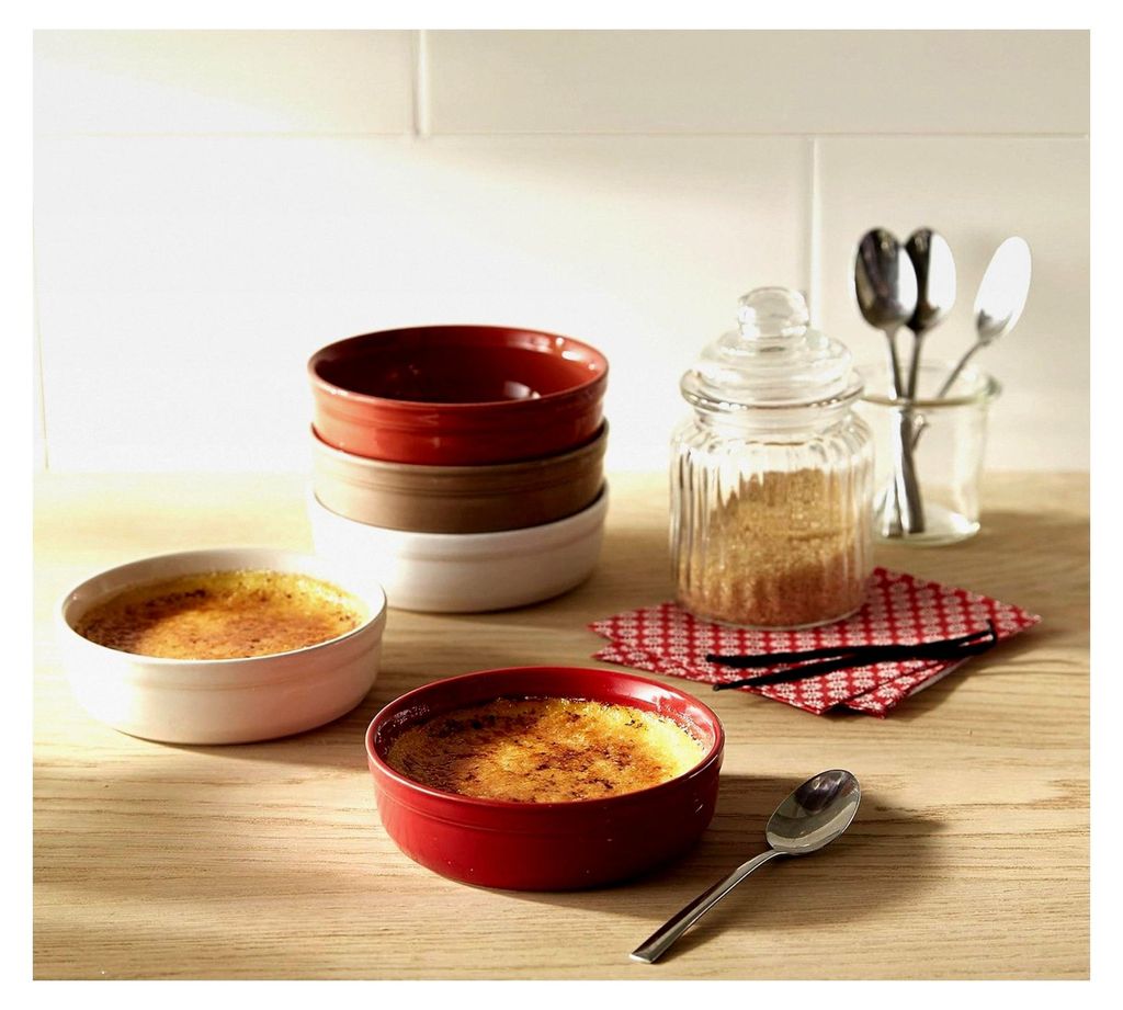 Crème Brûlée Ramekin, Lehm, 2er-Set