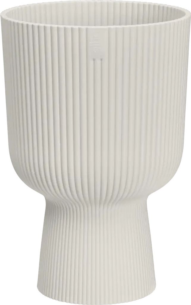 elho® Vibes Übertopf Fold Cup Seidenweiß Ø 14 cm - Produktbild 