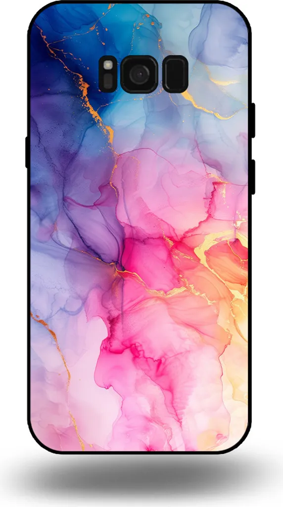 Cover Marmo Arcobaleno per Samsung S8 | Smartphonica Luxury TPU Case