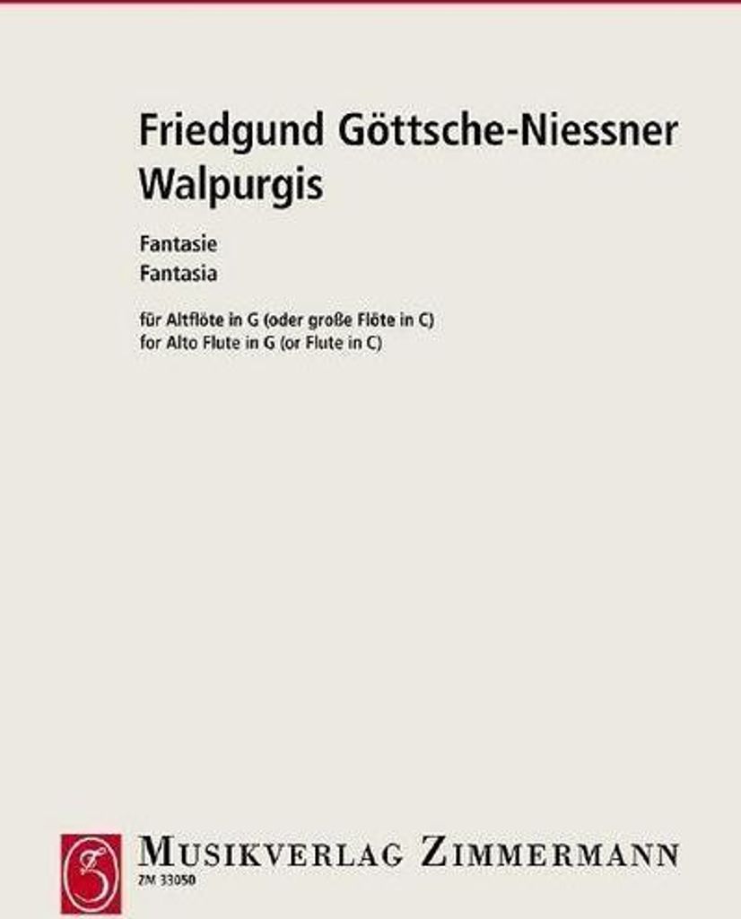 Walpurgis, Fantasie für Altflöte in G oder große Flöte in C