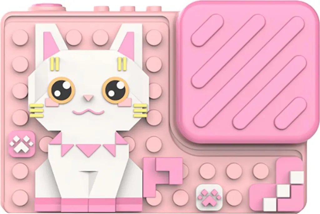 Appareil Photo Enfant 18MP Pixel Cat : Anti-Choc avec Jeux et Filtres