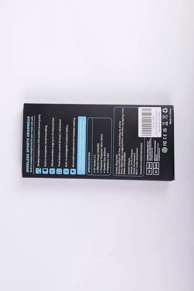 Masque de sommeil Bluetooth Gris avec écouteurs HD ultra-plats intégrés - 4