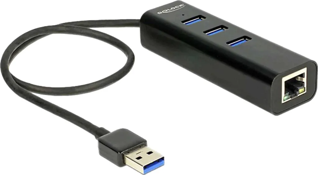 Multi-Presa USB 3.0 Delock con Porta Internet | Espansione Facile per PC