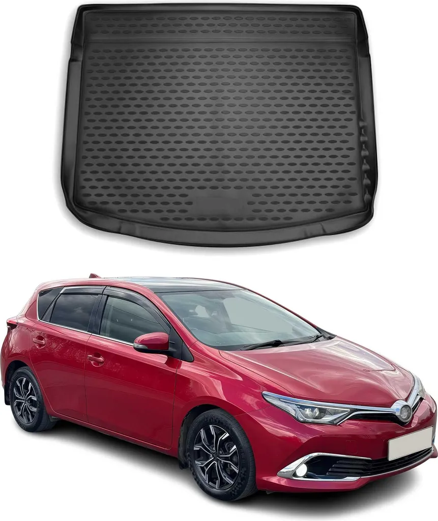 Set Tappetini 3D Gomma per Toyota Auris 2012-2025 - Facili da Lavare